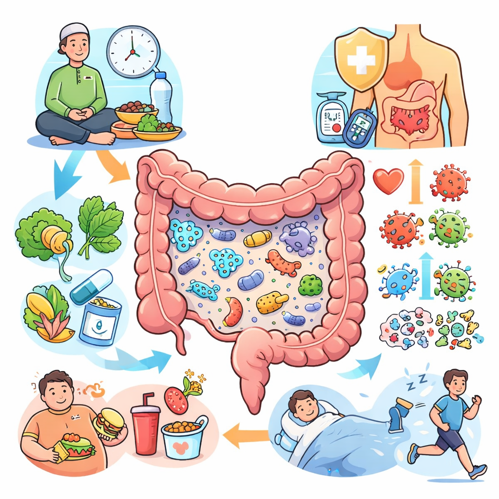 Puasa sebagai Intervensi Mikrobiologis :             Dampaknya terhadap Kesehatan Usus
